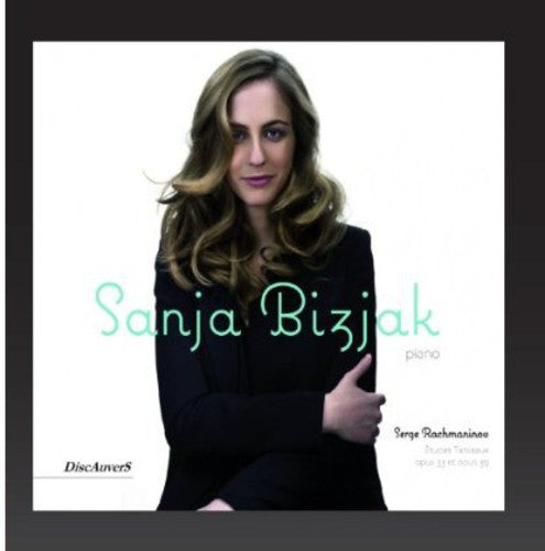 the album cover for Sanja Bizjak - Etudes-Tableaux Op 33 & Op 39