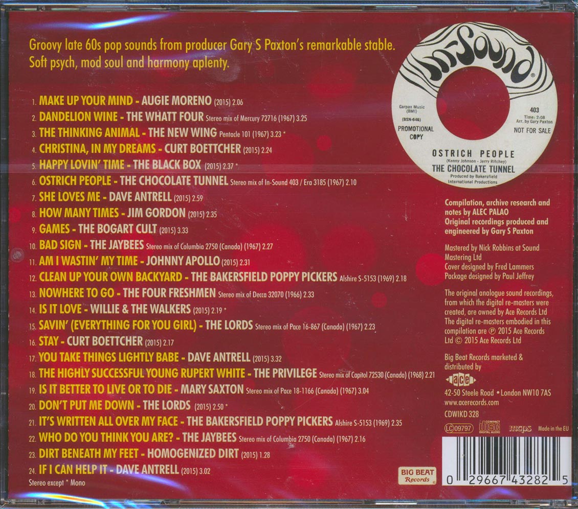 Various - Happy Lovin' Time: Sunshine Pop From The Garpax Vaults (24 tracks) Music CD