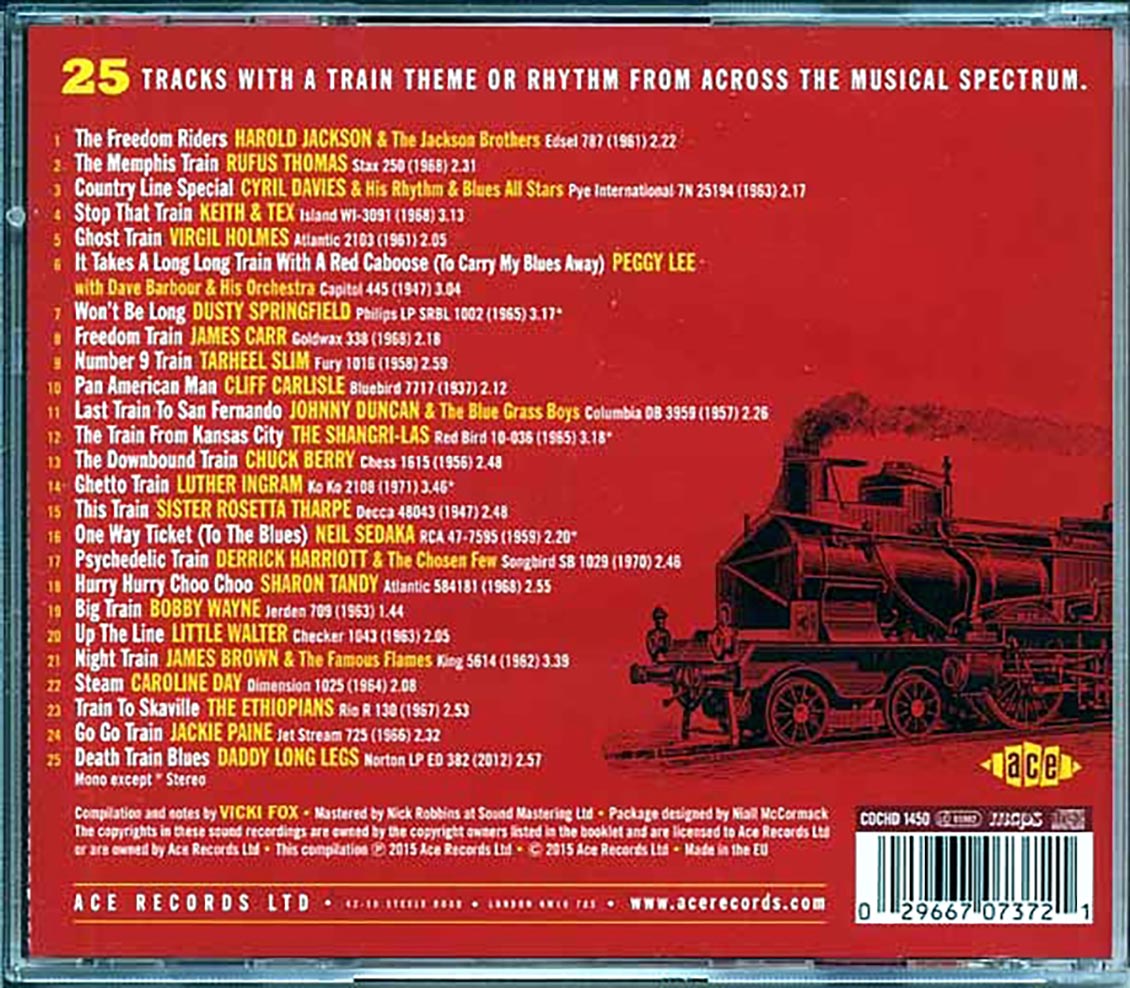 Various - All Aboard! 25 Train Tracks Calling At All Musical Stations (25 tracks) Music CD