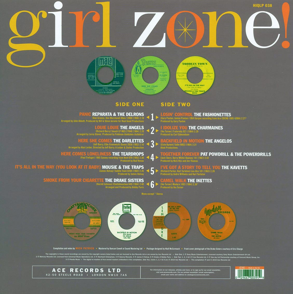 The Ikettes, The Fashionettes, The Darlettes, Etc. - Girl Zone! (180g) Vinyl Record
