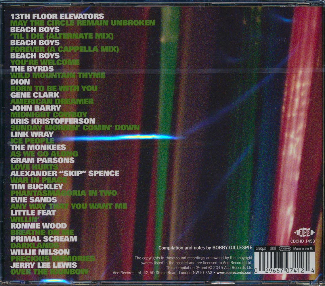 Various - Bobby Gillespie Presents Sunday Mornin' Comin' Down Music CD