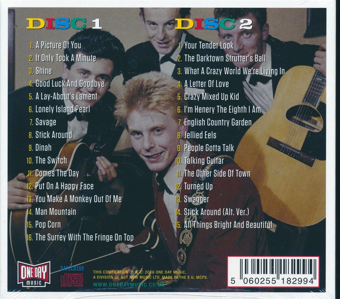 Joe Brown & The Bruvvers - The Best Of Joe Brown And The Bruvvers (31 tracks) (2xCD) (deluxe 3-fold digipak) Music CD