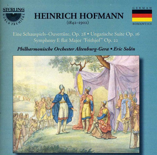 the album cover for Hofmann / Phil Orch Altenburg-Gera / Solen - Eine Schauspiels / Ungarishe Suite Op 16
