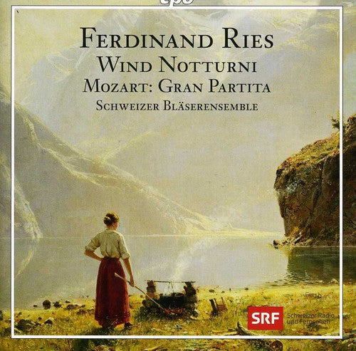the album cover for Ries / Schweizer Blaeserensemble - Notturni / Gran Partita