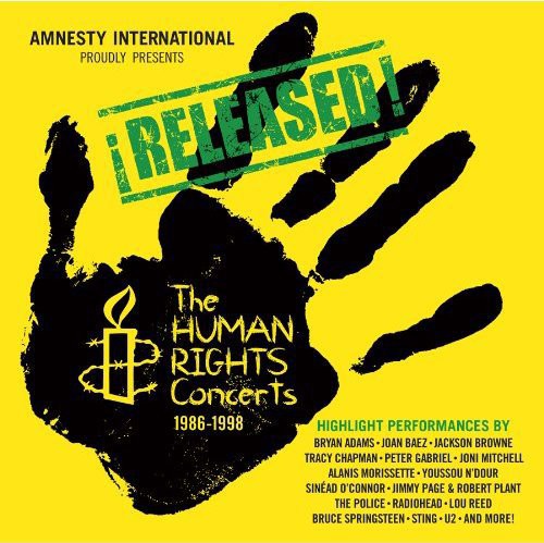 the album cover for Human Rights Concerts 1986-1998 - Human Rights Concerts 1986-1998 / Various