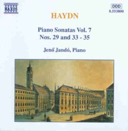the album cover for Jenő Jandó - Piano Sonatas 7
