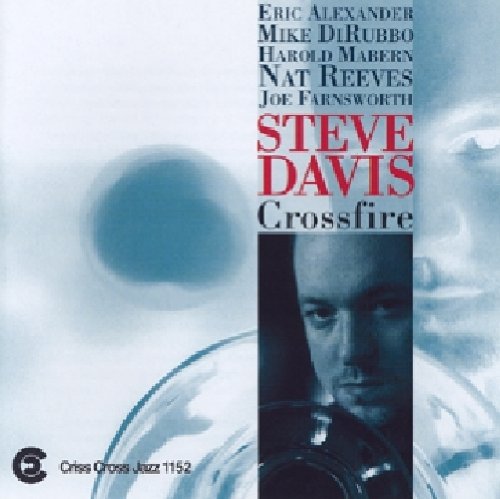the album cover for Steve Davis - Crossfire