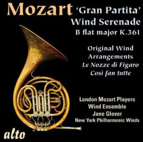 the album cover for Mozart / London Mozart Players Wind Ensemble - Gran Partita Wind Serenade