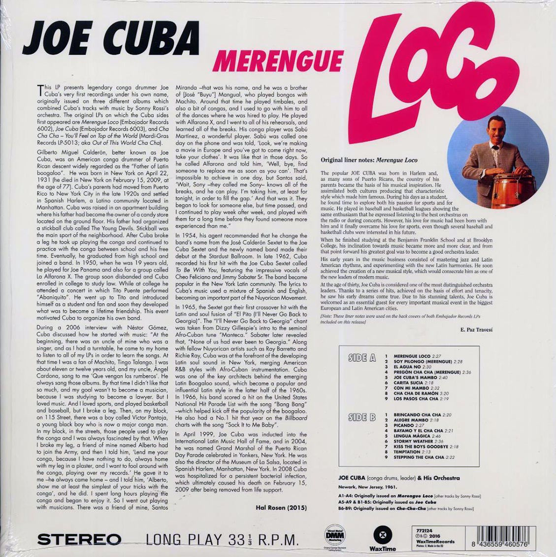 Joe Cuba - Merengue Loco (ltd. ed.) (180g) Vinyl Record