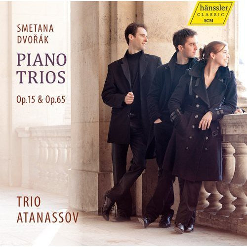 the album cover for Dvorak / Smetana / Trio Atanassov - Piano Trios