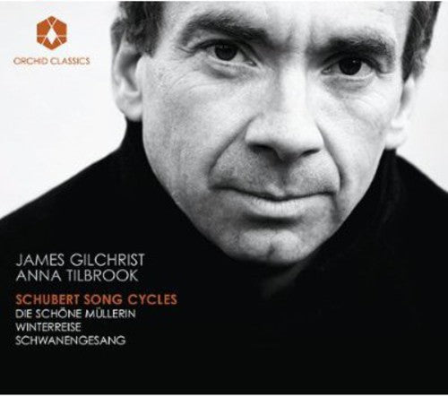 the album cover for Anna Tilbrook - Schubert Song Cycles