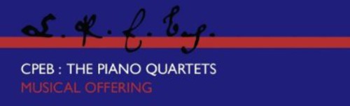 the album cover for Musical Offering - C.P.E.B.: The Piano Quartets
