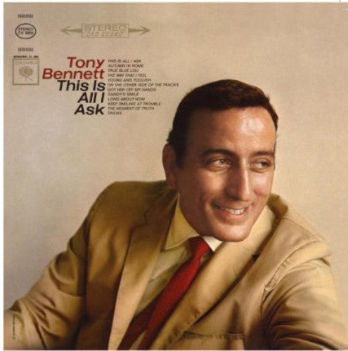 the album cover for Tony Bennett - This Is All I Ask