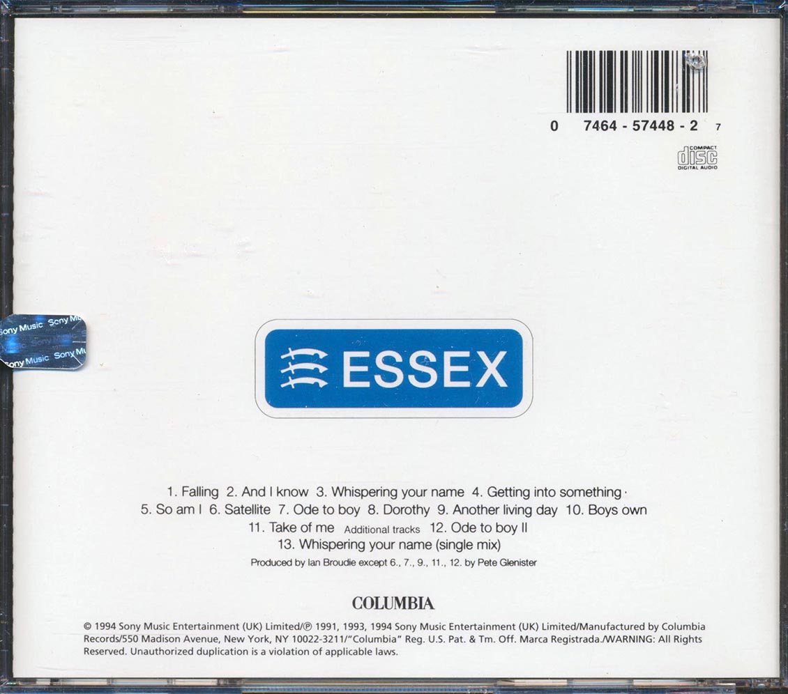 Alison Moyet - Essex (marked/ltd stock) Music CD