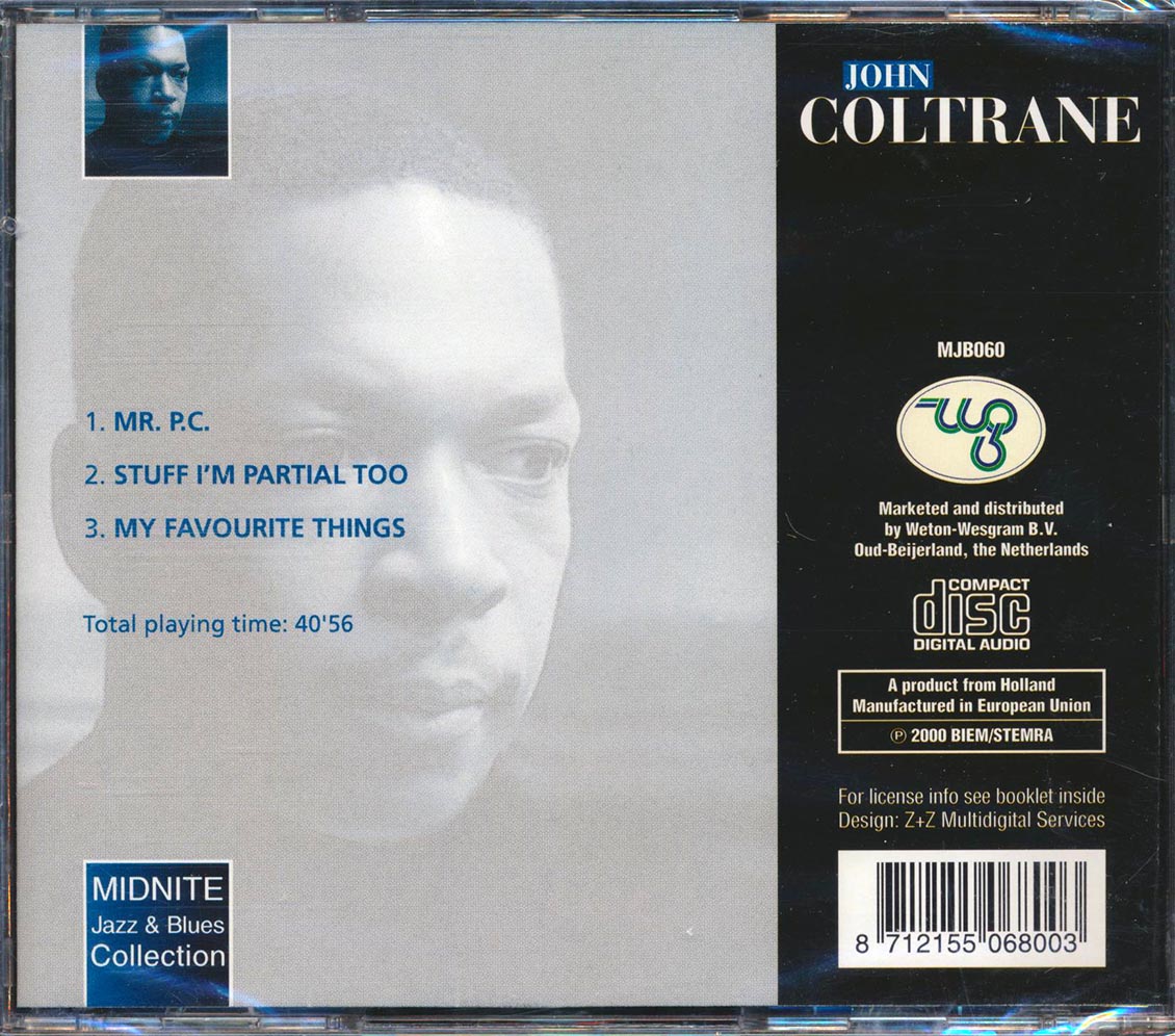 John Coltrane My Favourite Things Music CD