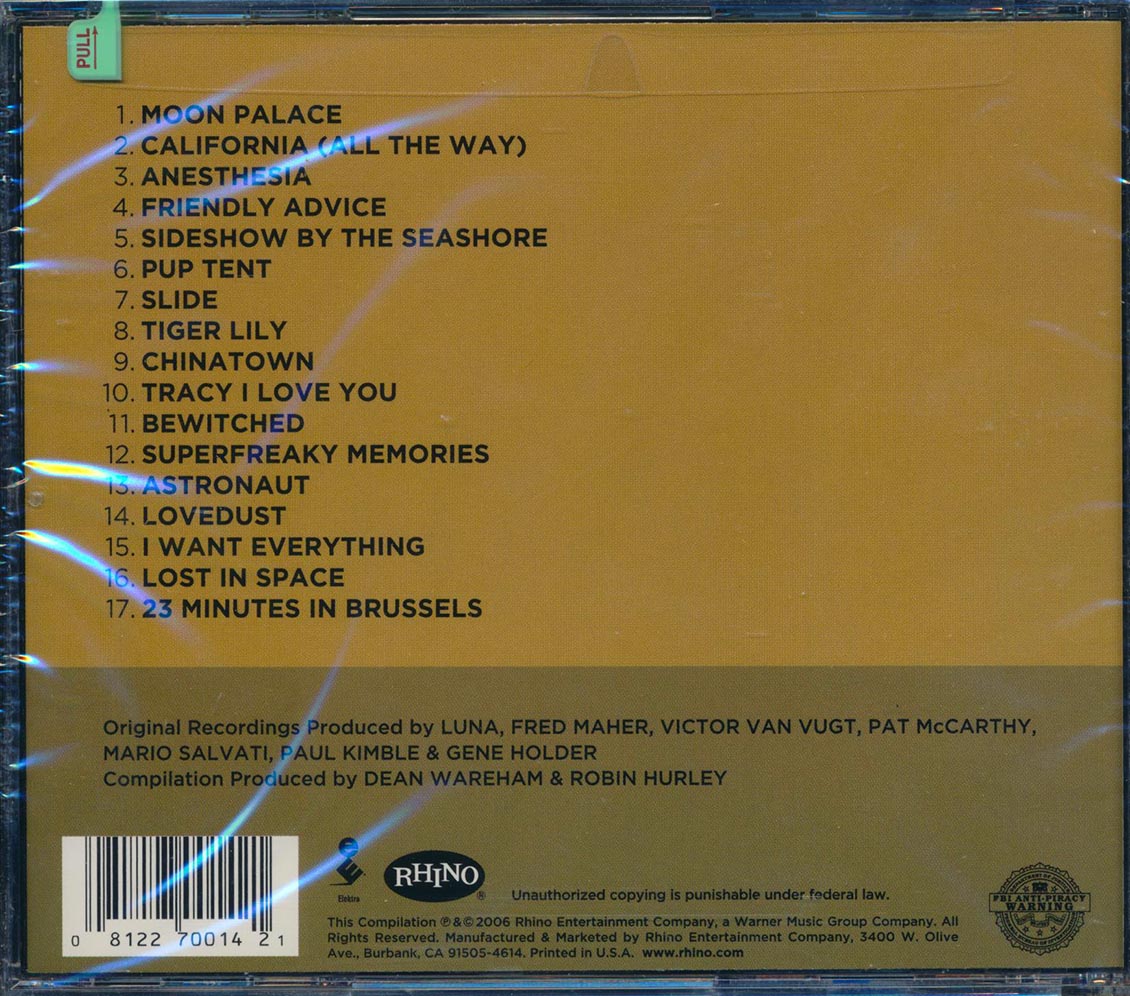 Luna - Best Of Luna Music CD