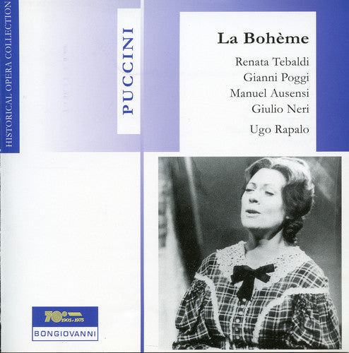 the album cover for Puccini / Tebaldi / Poggi / Ausensi / Rapalo - Boheme