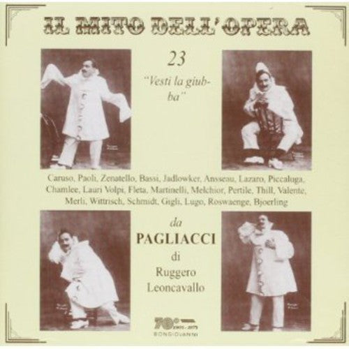the album cover for Leoncavallo / Caruso / Paoli - Vesti la Giubba Marathon
