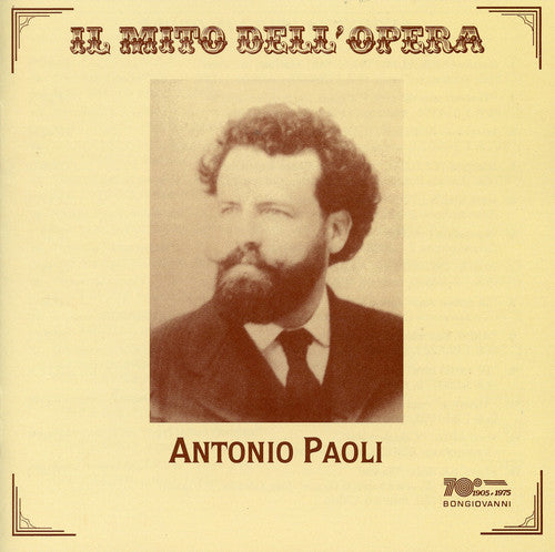 the album cover for Paoli / Verdi / Leoncavallo - Antonio Paoli Sings Opera Arias