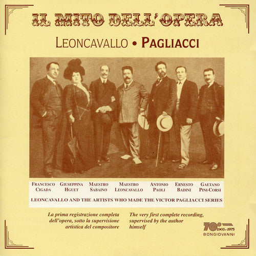the album cover for Leoncavallo - I Pagliacci