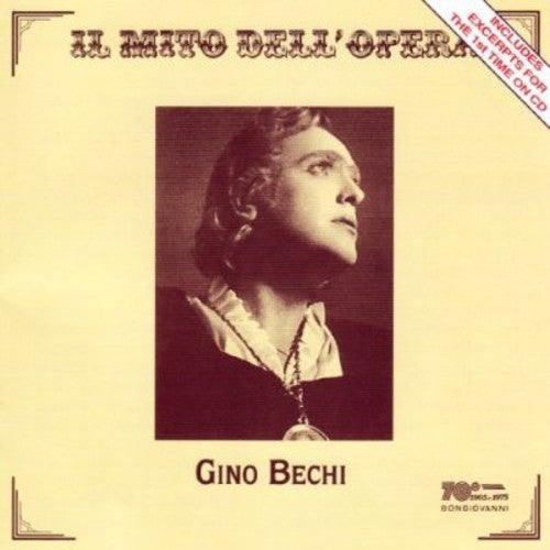 the album cover for Gino Bechi - Gino Bechi Sings Opera Arias