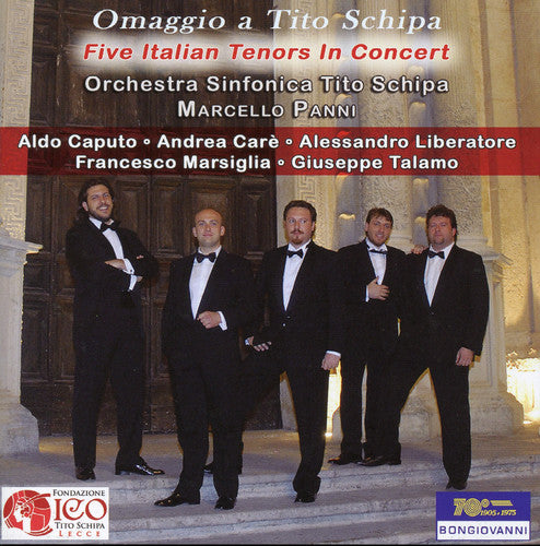 the album cover for Rossini / Mozart / Caputo / Care / Liberatore - Omaggio a Tito Schipa: Five Italian Tenors in