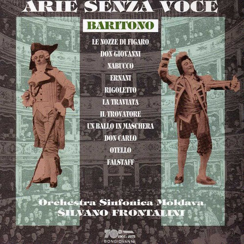 the album cover for Frontalini / Moldava Symphony Orchestra - Arias Without a Voice