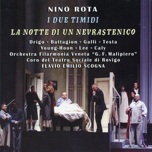 the album cover for Rota / Drigo / Battagion / Galli / Testa / Scogna - Due Timidi / Notte Di Un Nevrastenico