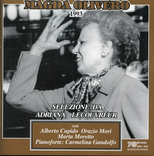 the album cover for Cilea / Magda Olivero - Adriana Lecouvreur (Selezione 1993)