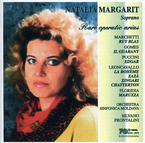 the album cover for Natalia Margarit - Rare Operatic Arias