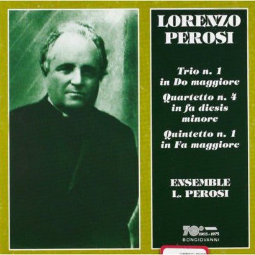 the album cover for Ensemble L. Perosi - String Quintet 1 & 4 / Piano Quintet 1