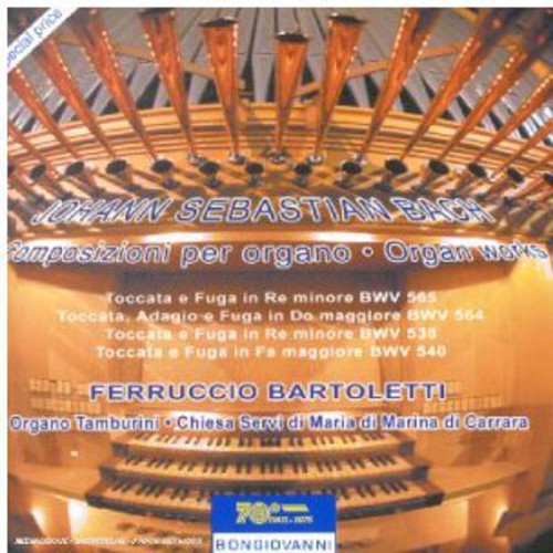 the album cover for Ferruccio Bartoletti - Toccate E Fughe BWV 565 564 538 540