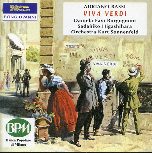 the album cover for Bassi / Favi Borgognoni / Higashihara - Viva Verdi