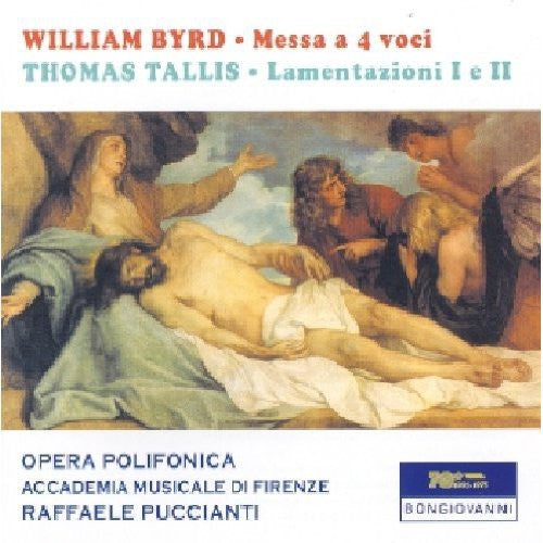 Byrd / Puccianti,raffaele - Messa A 4 Voci / Lamentazioni I E Ii / Miserere - Music CD