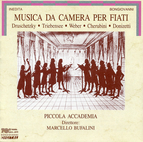 the album cover for Cherubini / Marcello Bufalini - Musica Fer Camera Per Fiati