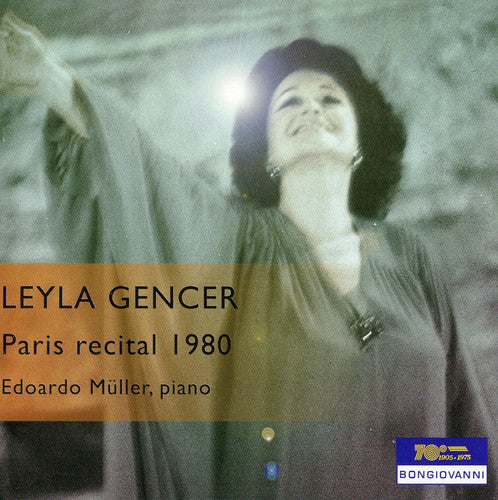 the album cover for Gencer / Chopin / Bellini / Donizetti / Mueller - Leyla Gencer in Live Recital 1980