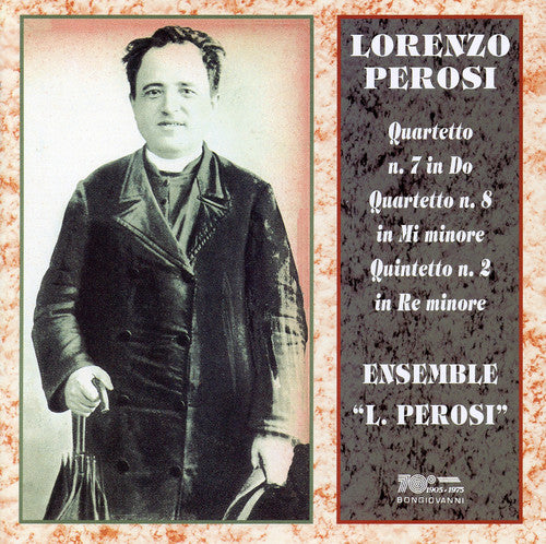 the album cover for Perosi / Ensemble Perosi - String Quartets 7 & 8 / Piano Quintet 2