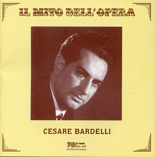 the album cover for Cesare Bardelli - Rigoletto / Il Trovatore / Chenier / Tosca