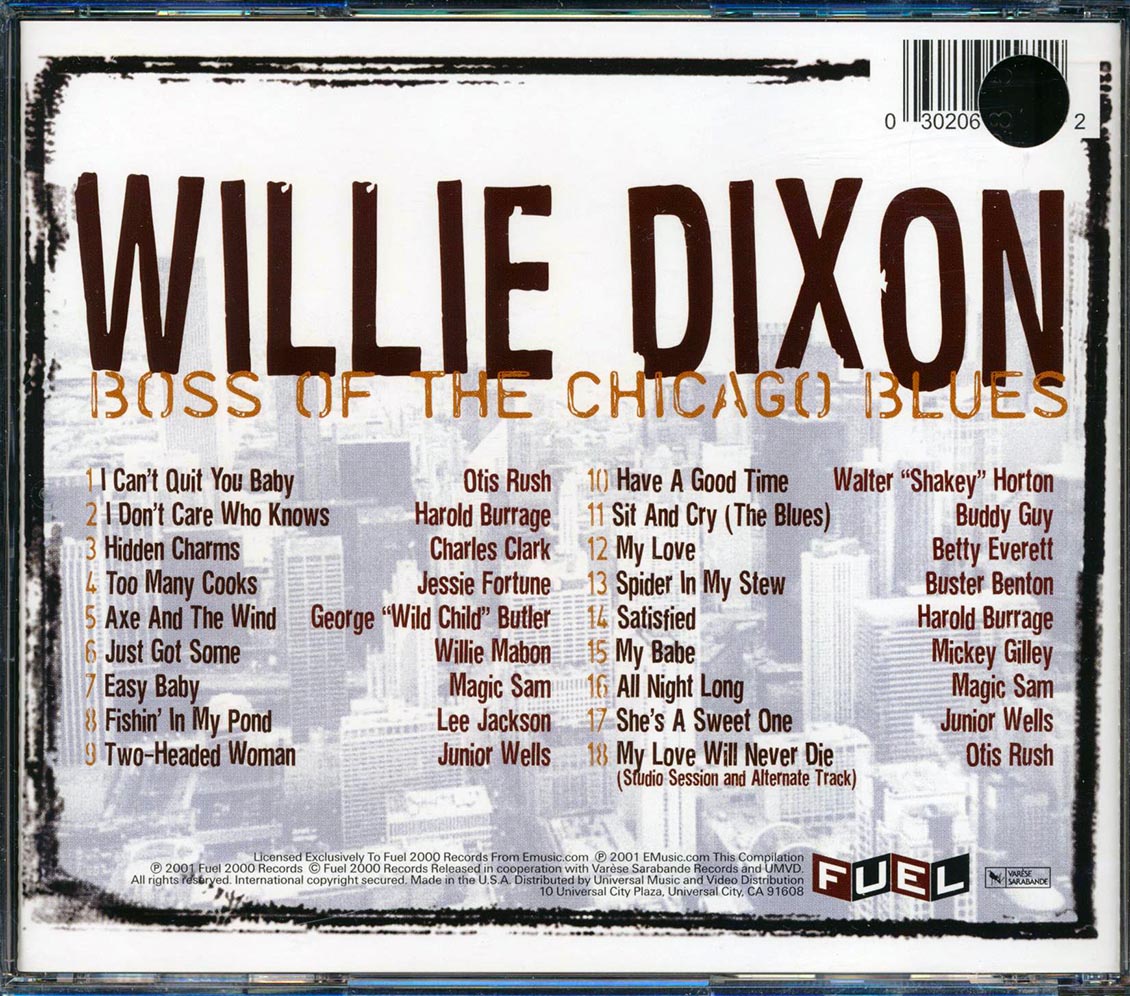 Willie Dixon - Boss Of The Chicago Blues (marked/ltd stock) Music CD