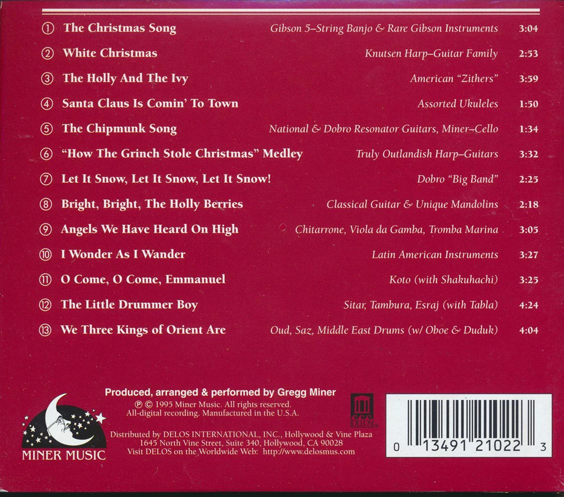 Gregg Miner - A Christmas Collection Volume 2: Featuring The Miner Museum Of Vintage, Exotic And Just Plain Unusual Musical Instruments (incl. large booklet) Music CD