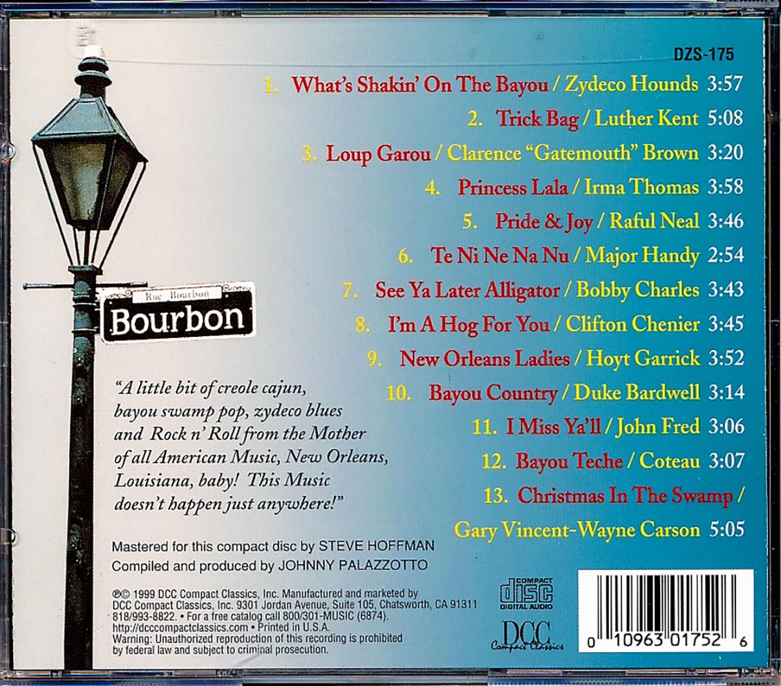 Clarence Gatemouth Brown Clifton Chenier Irma Thomas Etc Back To The Big Easy Music From New Orleans marked/ltd stock Music CD