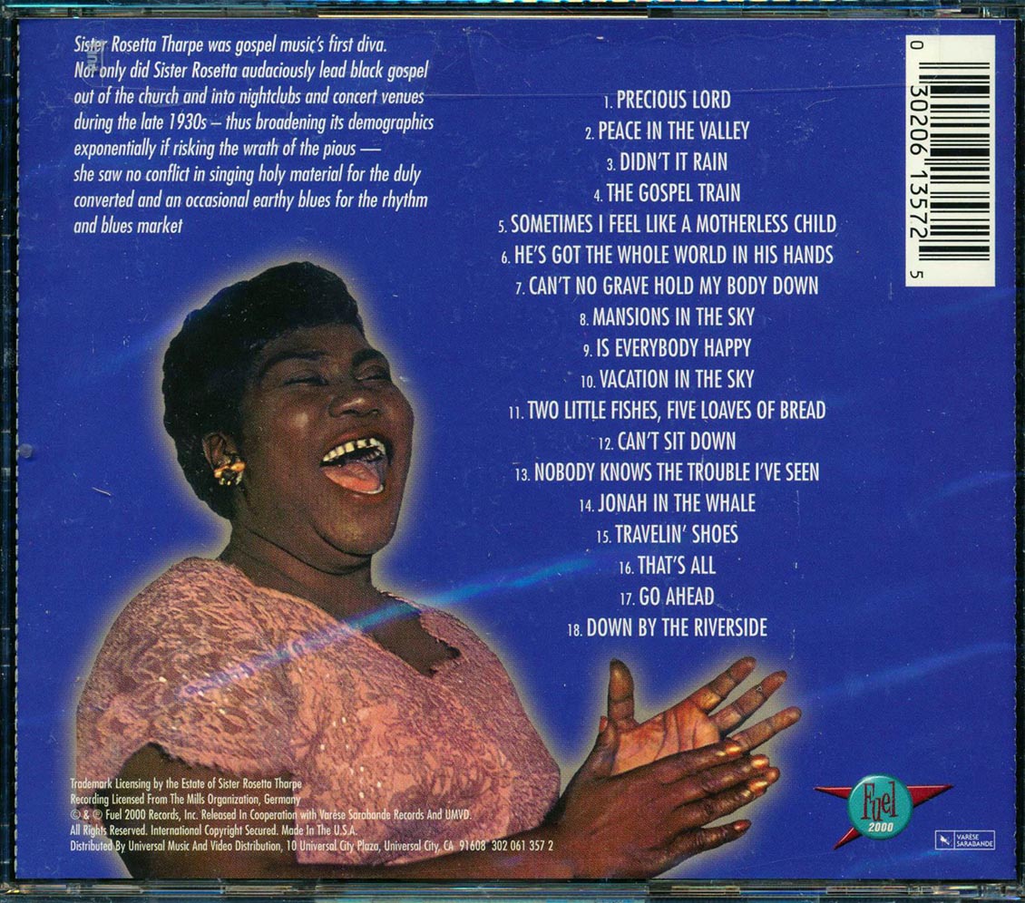 Sister Rosetta Tharpe - Sing Sister Sing Music CD
