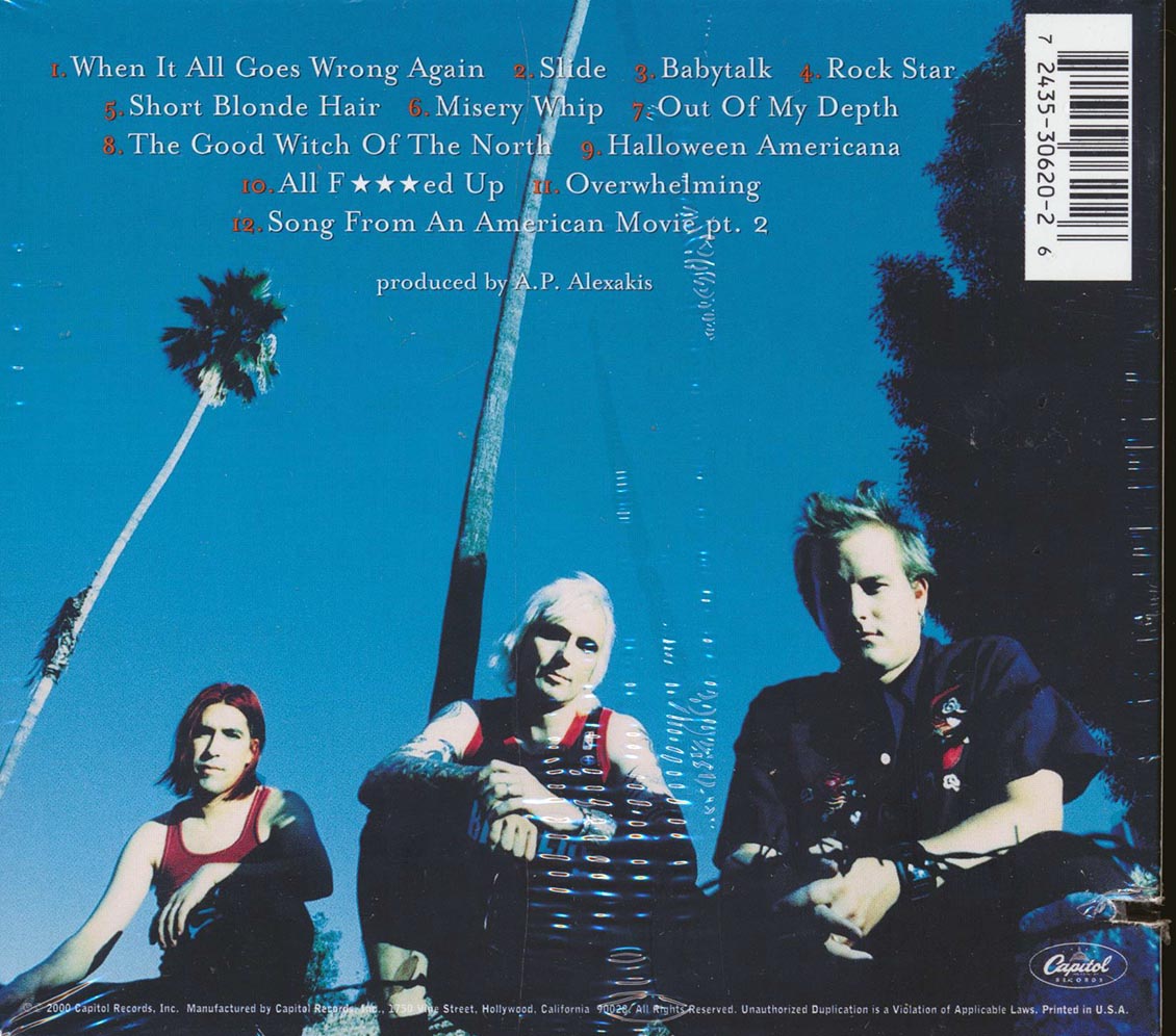 Everclear - Songs From An American Movie Volume 2: Good Time For A Bad Attitude (marked/ltd stock) Music CD