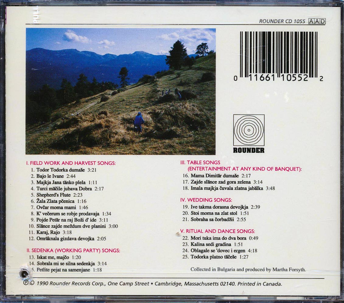 Various Two Girls Started To Sing Bulgarian Village Singing marked/ltd stock Music CD