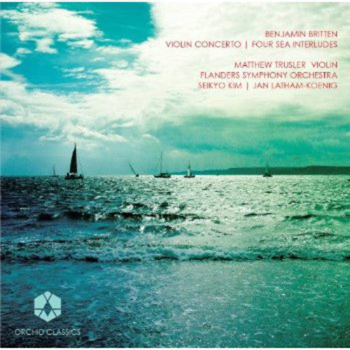 the album cover for Seikyo Kim - Violin Concerto / Four Sea Interludes