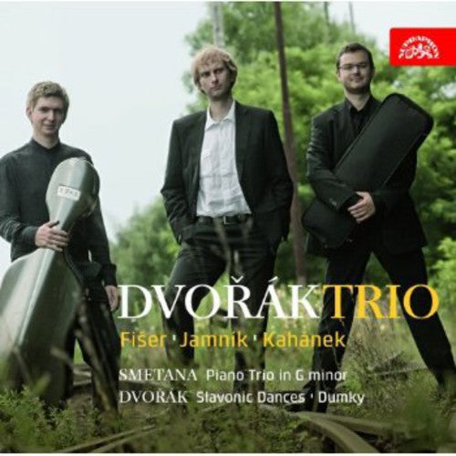 the album cover for Dvo?ák Trio - Piano Trio in G minor / Slavonic Dances