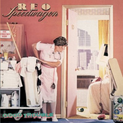 the album cover for REO Speedwagon - Good Trouble