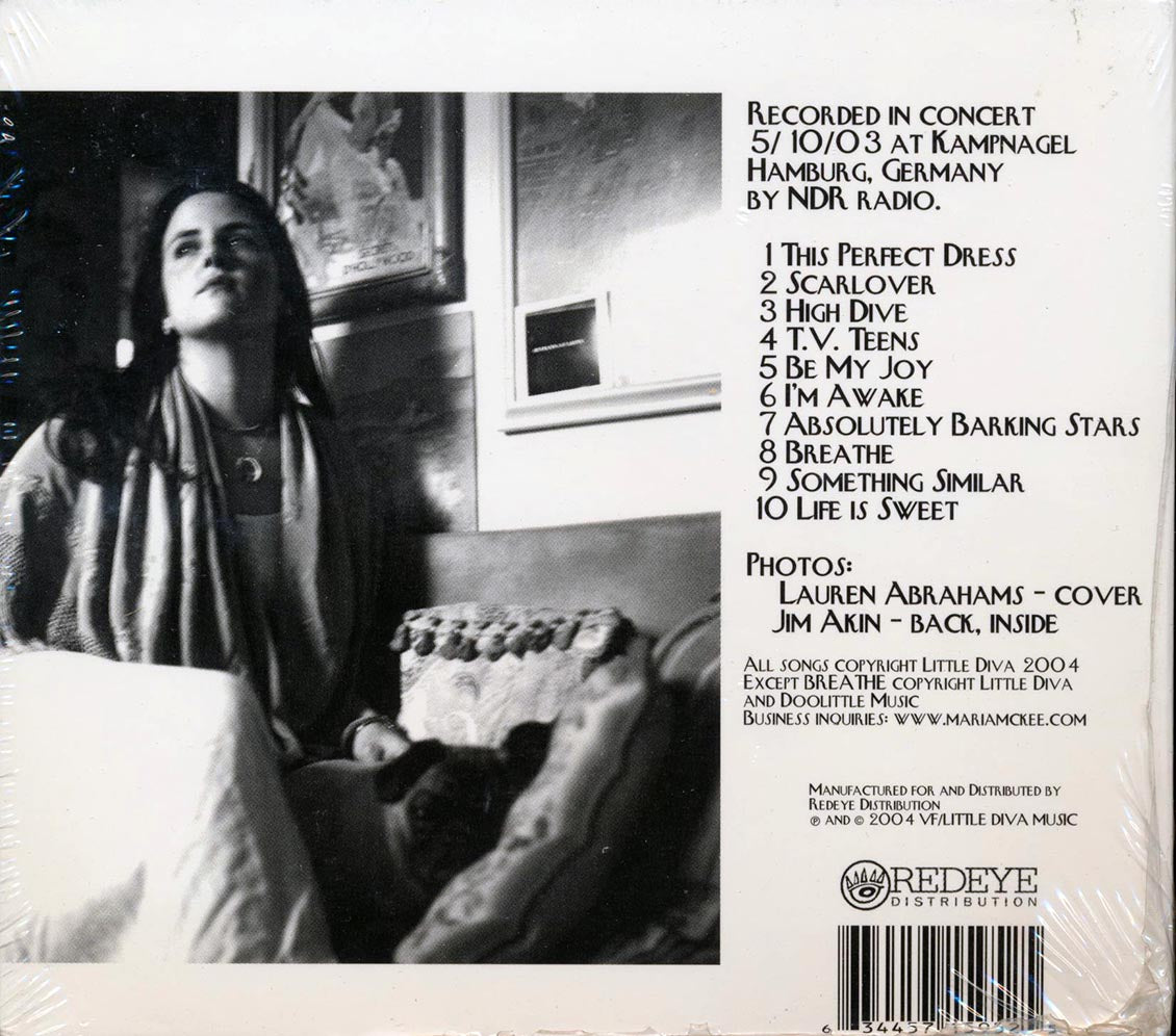 Maria McKee - Live In Hamburg Music CD