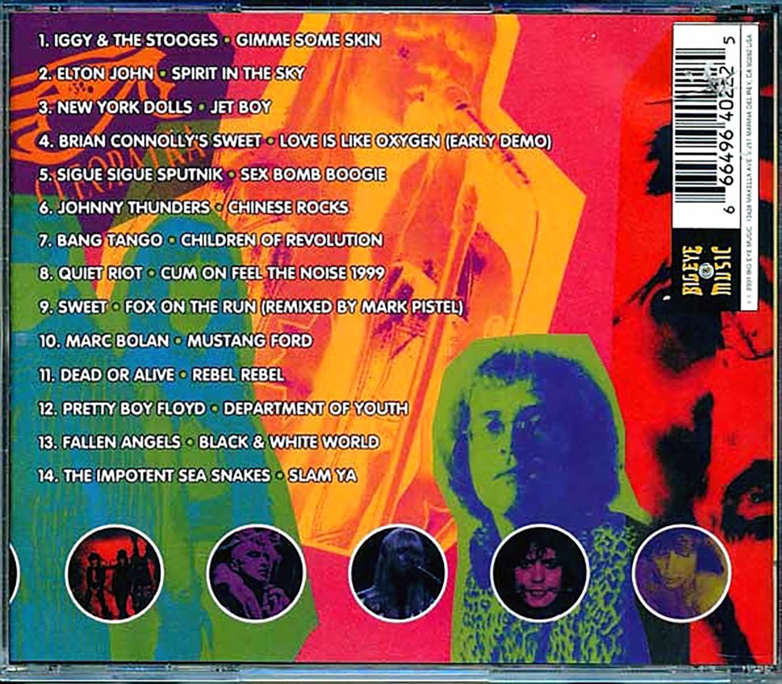 Elton John, Iggy & The Stooges, Quiet Riot, Etc. - Glam Goldmine (marked/ltd stock) Music CD
