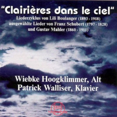 the album cover for Wiebke Hoogklimmer - Clairieres Dans Le Ciel
